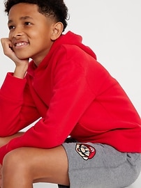 View large product image 3 of 5. Licensed Graphic Fleece Jogger Shorts for Boys (At Knee)