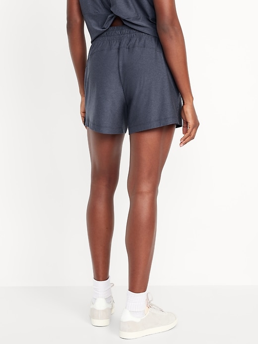 Image number 2 showing, High-Waisted Cloud 94 Soft Shorts -- 5" inseam