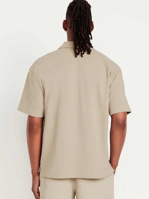 Image number 5 showing, Loose Fit Heavyweight Twill Polo