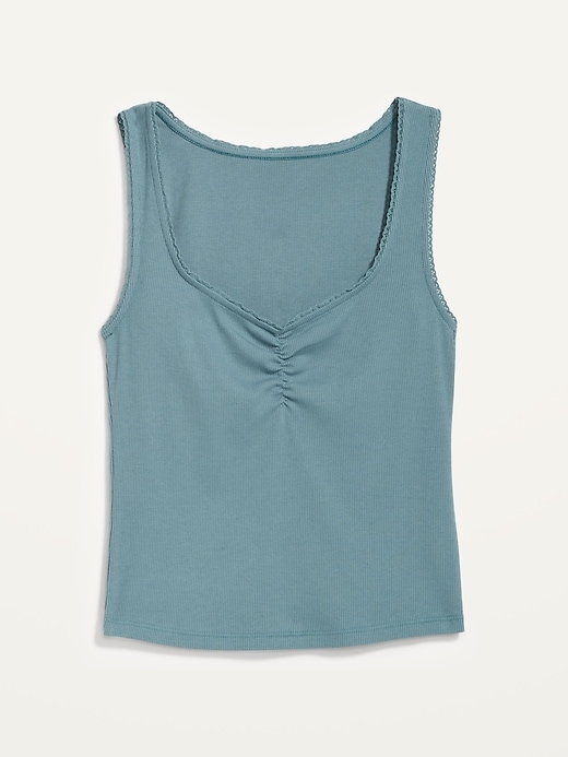 Image number 4 showing, Cinched Rib-Knit Tank Top