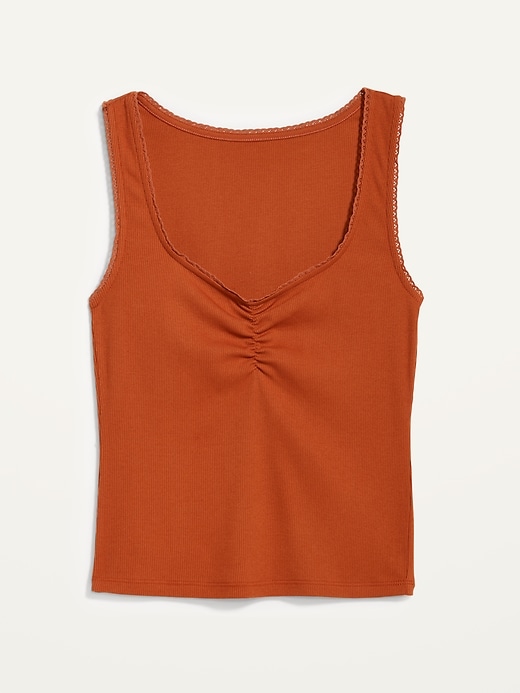 Image number 4 showing, Cinched Rib-Knit Tank Top