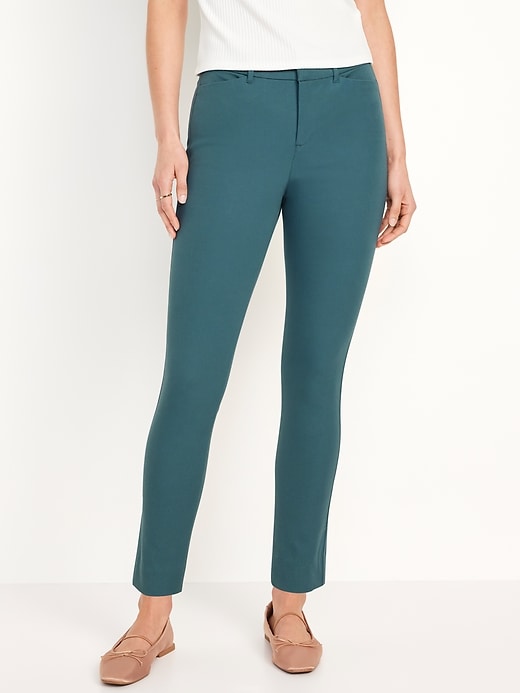 Image number 1 showing, High-Waisted Pixie Skinny Ankle Pants