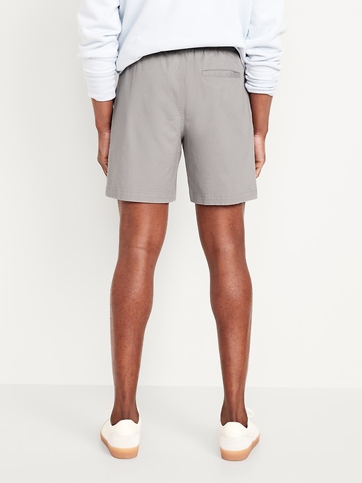 Image number 2 showing, Pull-On Twill Jogger Shorts -- 7-inch inseam