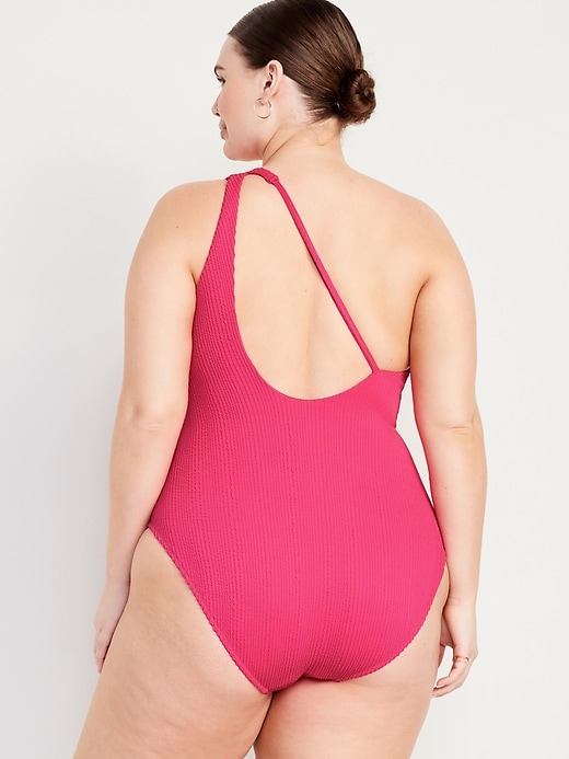 Image number 8 showing, One-Shoulder Swimsuit