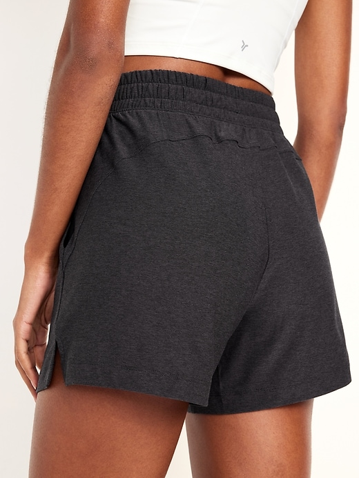 Image number 4 showing, High-Waisted Cloud 94 Soft Shorts -- 5" inseam
