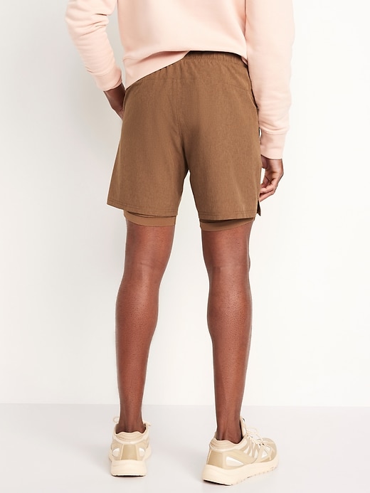 Image number 8 showing, Essential Woven Lined Workout Shorts -- 7-inch inseam