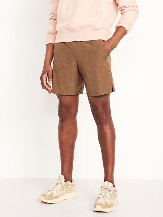 Image number 1 showing, Essential Woven Lined Workout Shorts -- 7-inch inseam
