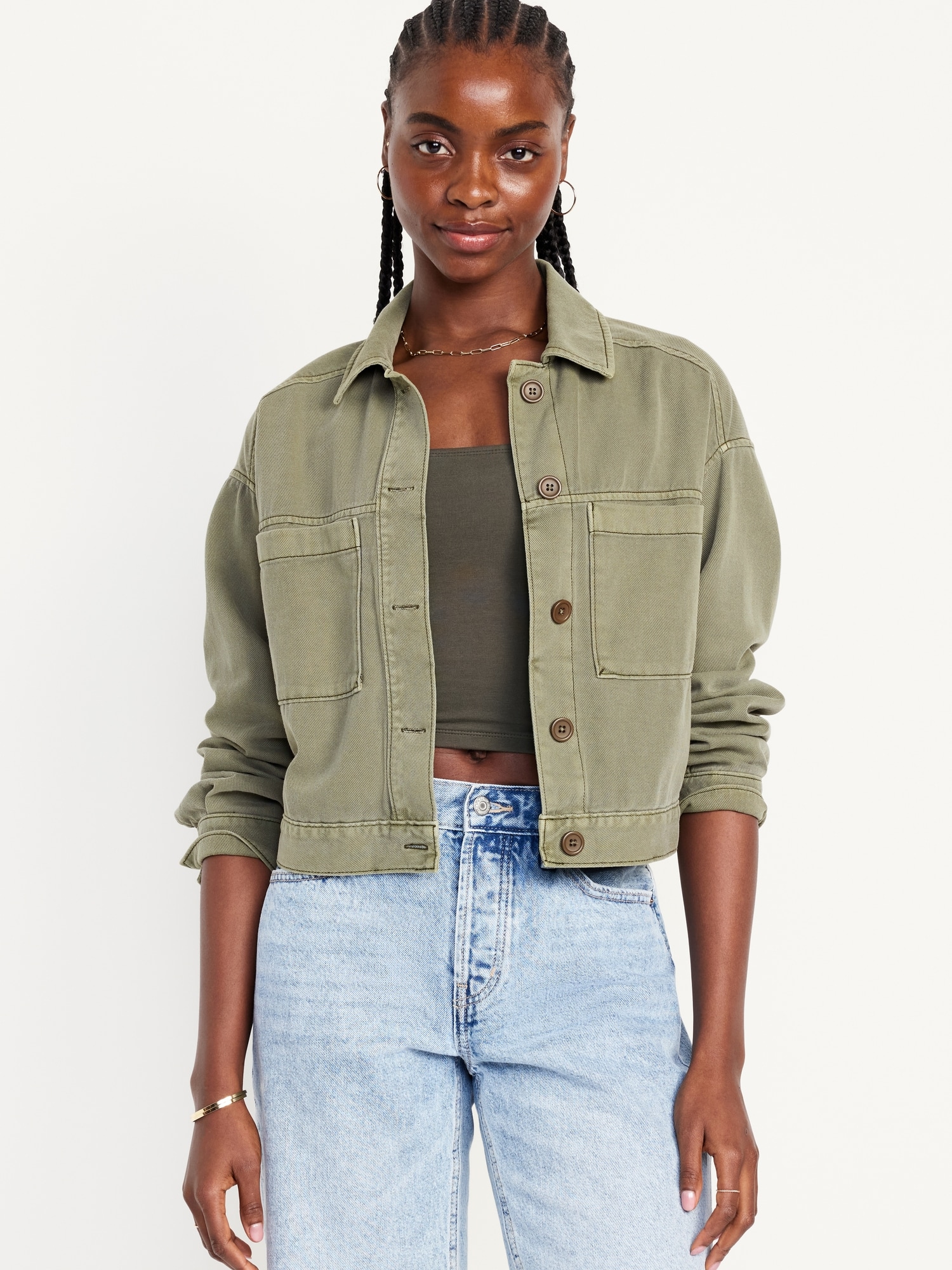 Women's Cropped Jackets, Short & Cropped Coats