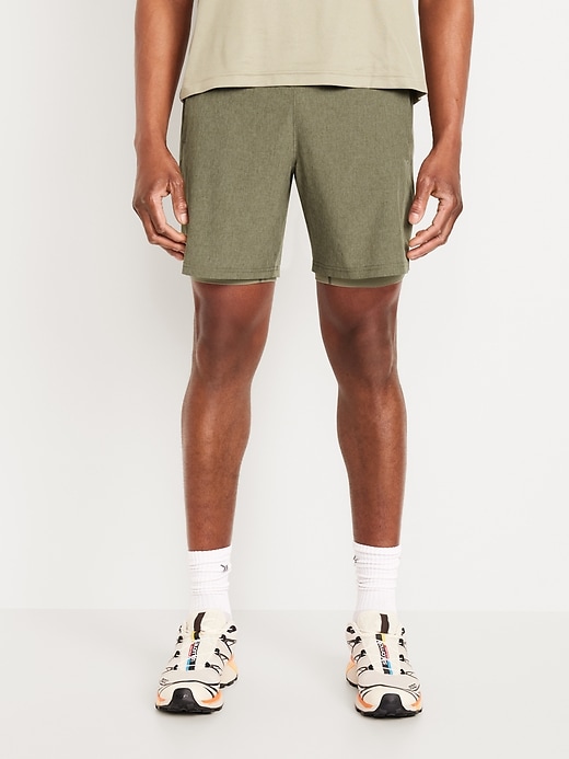 Image number 1 showing, Essential Woven Lined Workout Shorts -- 7-inch inseam