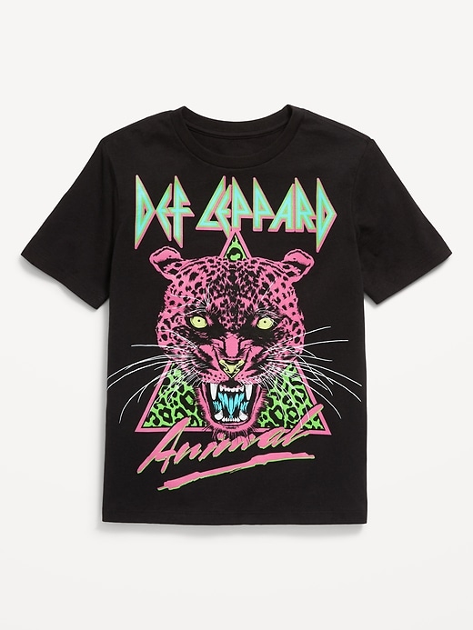 View large product image 1 of 2. Def Leppard™ Gender-Neutral Graphic T-Shirt for Kids