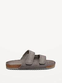View large product image 3 of 4. Faux-Suede Double-Strap Slide Sandals for Boys