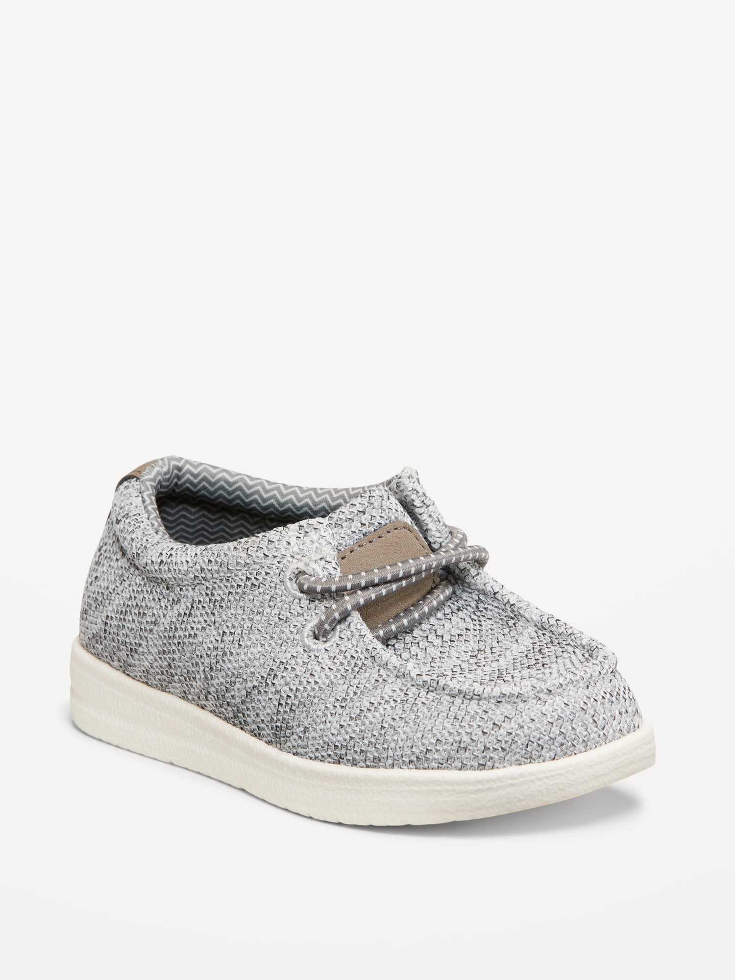 Slip-On Knitted Deck Shoes for Toddler Boys