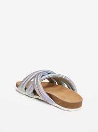 View large product image 4 of 4. Puffy Strappy Slide Sandals for Girls
