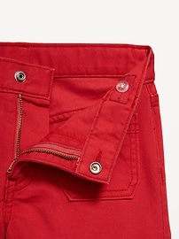 View large product image 5 of 5. High-Waisted Pocket Frayed-Hem Shorts for Girls