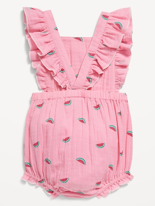 View large product image 2 of 3. Ruffled One-Piece Romper for Baby