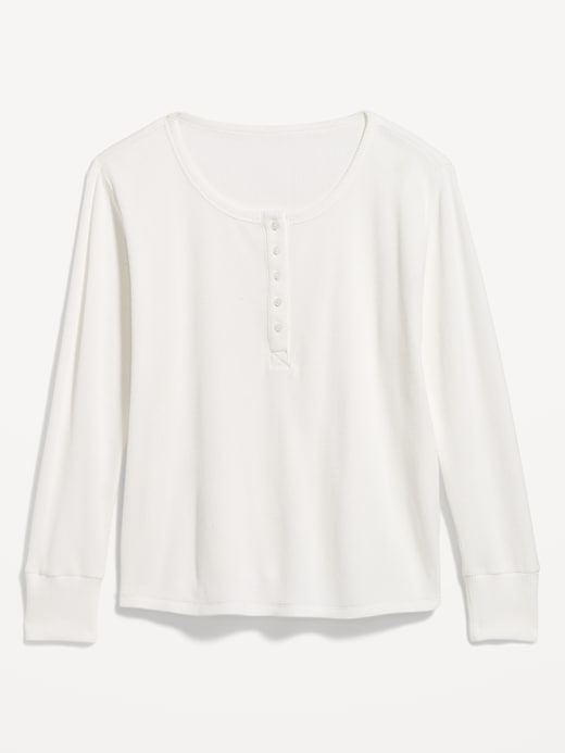 Image number 4 showing, Waffle Lounge Long-Sleeve Top