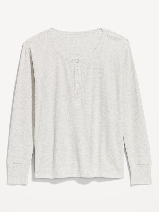 Image number 4 showing, Waffle Lounge Long-Sleeve Top