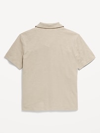 View large product image 3 of 3. Short-Sleeve Soft-Knit Utility Pocket Shirt for Boys