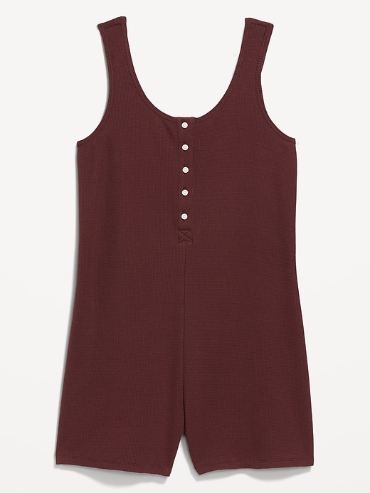 Image number 4 showing, Waffle Lounge Romper