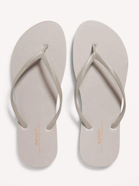 Flip-Flop Sandals (Partially Plant-Based) - Taupe