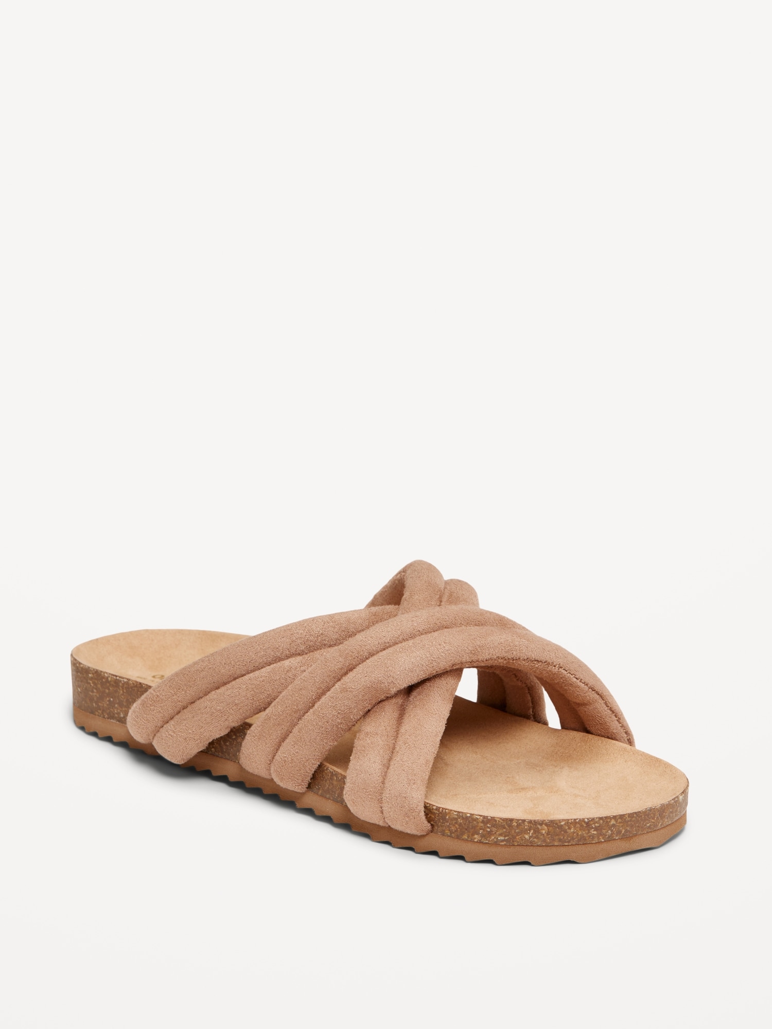 Puffy Strappy Slide Sandals for Girls