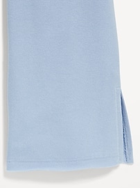 View large product image 5 of 5. French-Terry Side-Slit Flare Sweatpants for Girls