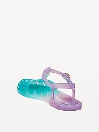 View large product image 4 of 4. Shiny Jelly Fisherman Sandals for Girls