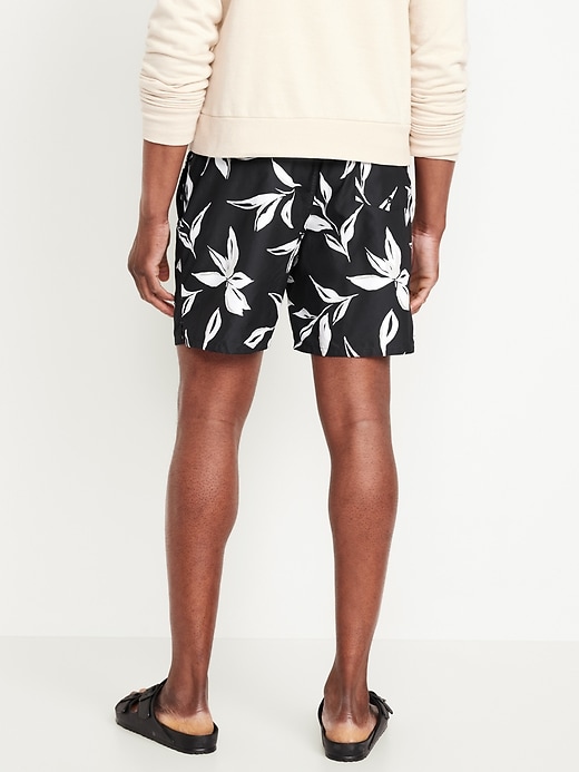 Image number 4 showing, Printed Swim Trunks -- 7-inch inseam