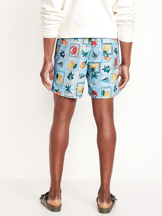 Image number 2 showing, Printed Swim Trunks -- 7-inch inseam
