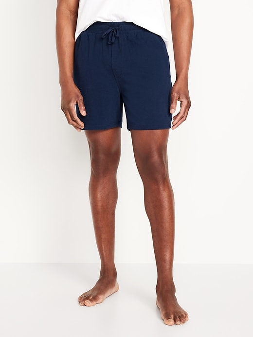 Image number 1 showing, Jersey Pajama Shorts -- 6-inch inseam
