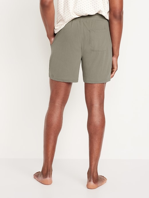 Image number 8 showing, Jersey Pajama Shorts -- 6-inch inseam