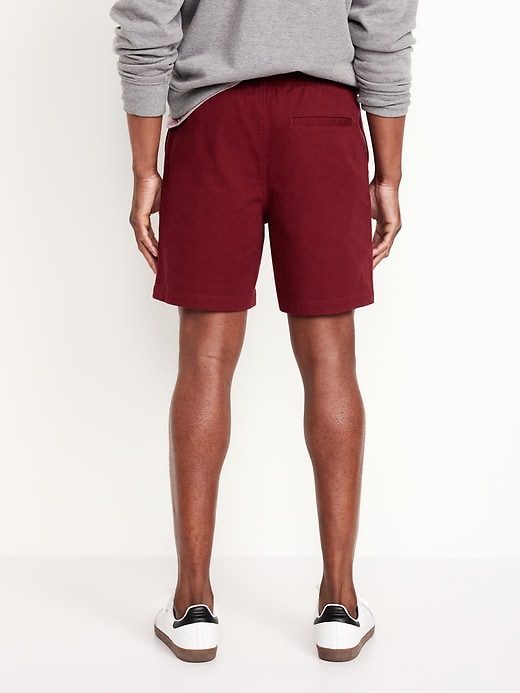 Image number 2 showing, Pull-On Twill Jogger Shorts -- 7-inch inseam