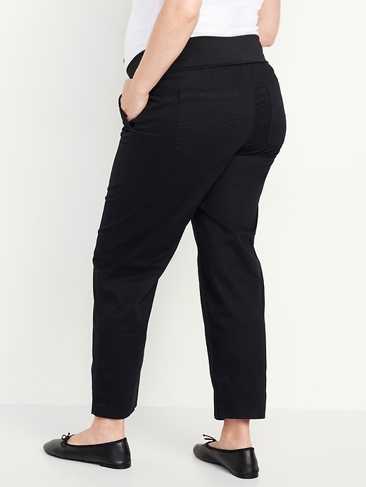 Image number 5 showing, Maternity Rollover-Waist OGC Chino Pants