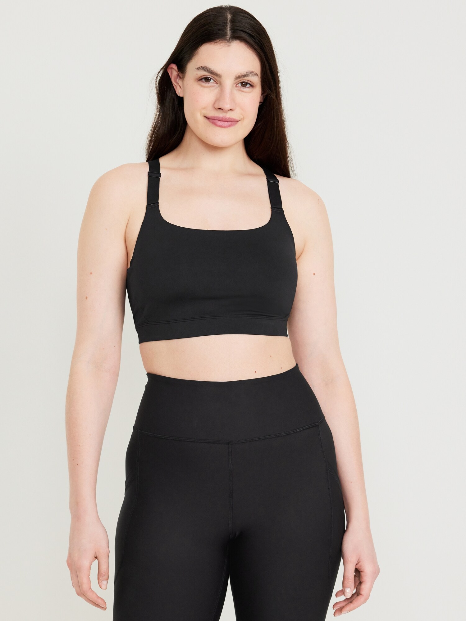 Спортивное бра PowerSoft, средняя поддержка — Old Navy, цвет: Чёрный — фото 5