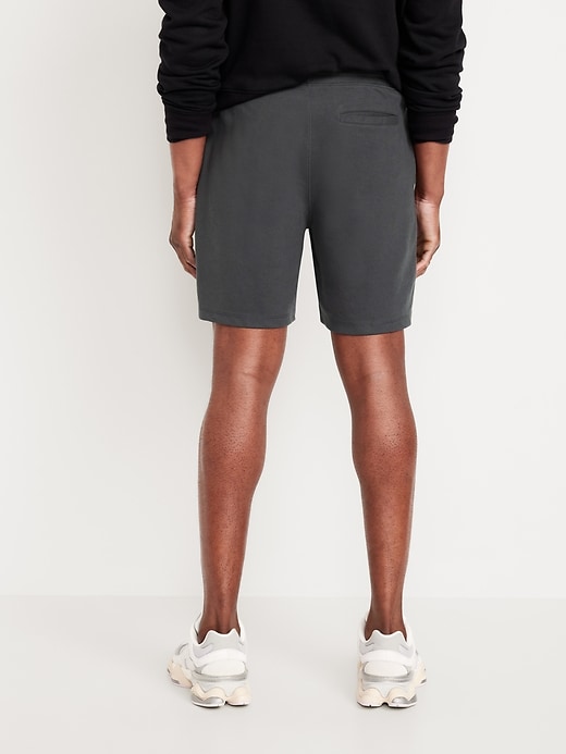View large product image 2 of 2. Relaxed Track Shorts -- 7-inch inseam