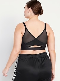 View large product image 8 of 8. Light Support PowerSoft Mesh-Back Sports Bra