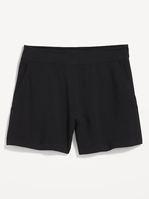 Image number 4 showing, High-Waisted Playa Shorts -- 4-inch inseam