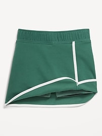 View large product image 5 of 5. High-Waisted Dynamic Fleece Skort for Girls