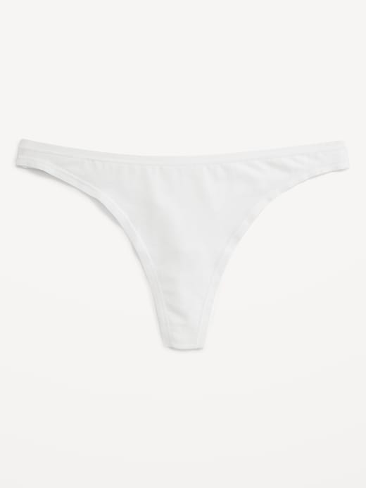 Image number 4 showing, Low-Rise Everyday Cotton Thong