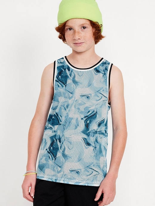 View large product image 1 of 4. Mesh Performance Tank Top for Boys