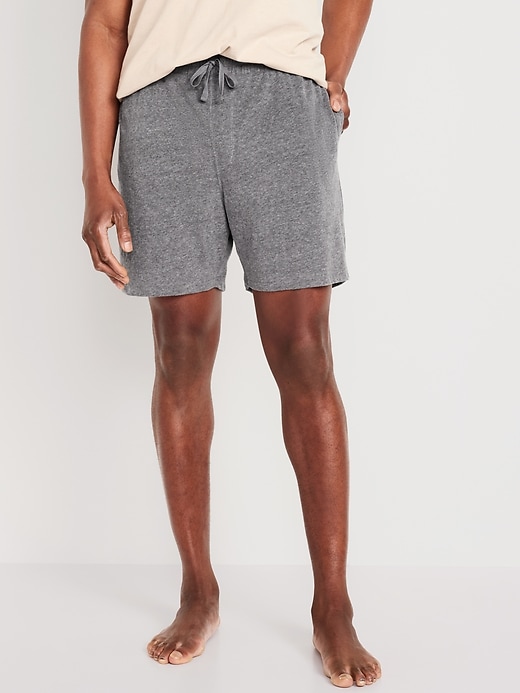 Image number 1 showing, Jersey Pajama Shorts -- 6-inch inseam
