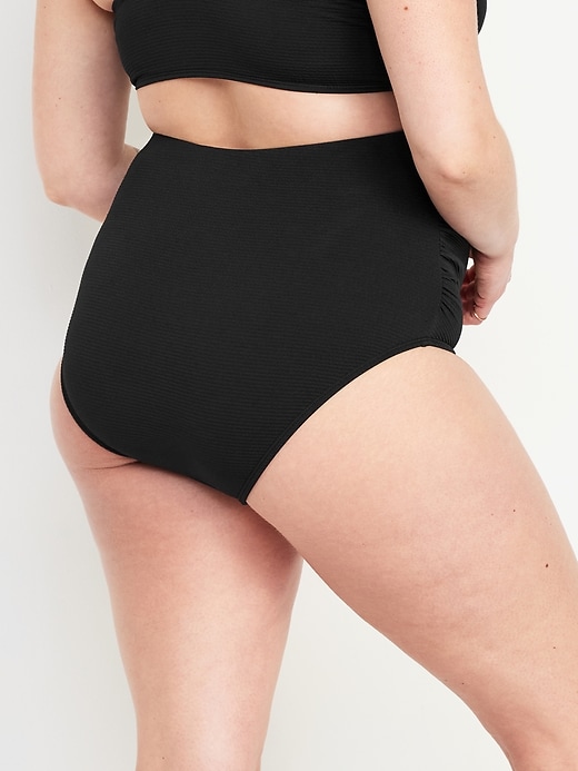 Image number 6 showing, Maternity High-Waisted Swim Bottoms