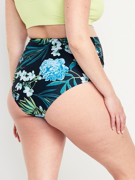 Image number 2 showing, Maternity High-Waisted Swim Bottoms