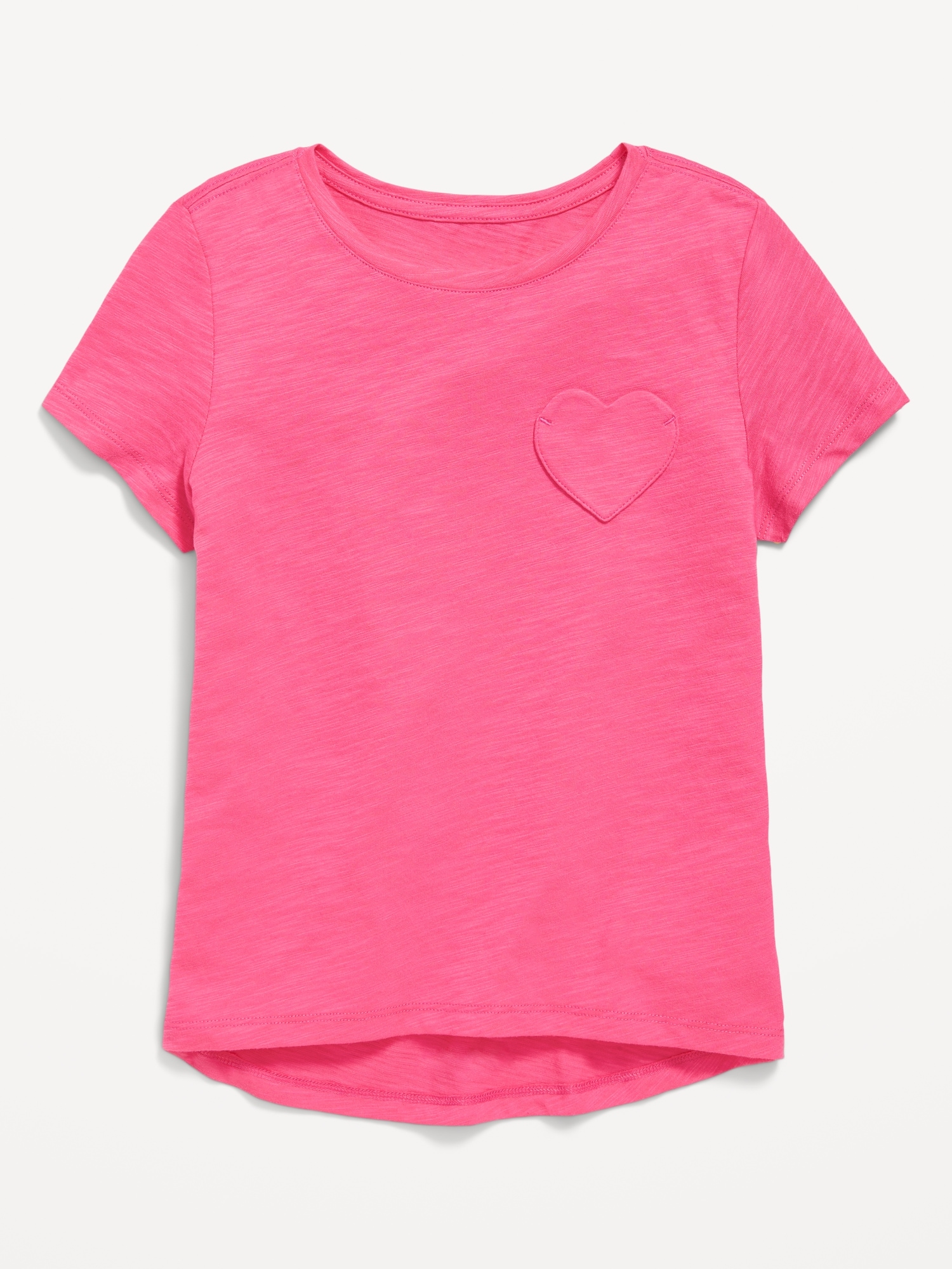 Softest Heart-Pocket T-Shirt for Girls