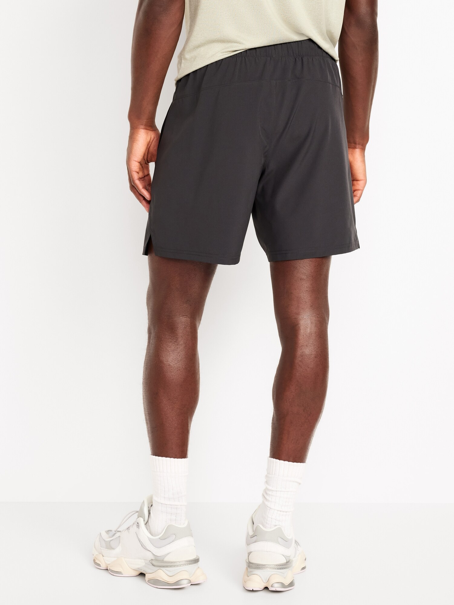 Мужские шорты Old Navy Essential Woven Lined Workout Shorts -- 7-inch inseam, цвет: Panther — фото 2