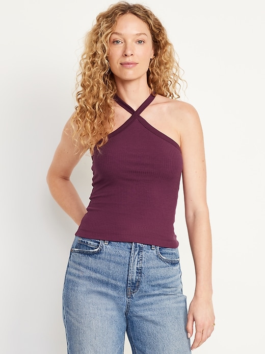 Image number 1 showing, Halter Tank Top