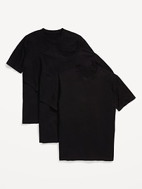 Image number 1 showing, Solid Crew-Neck T-Shirt 3-Pack