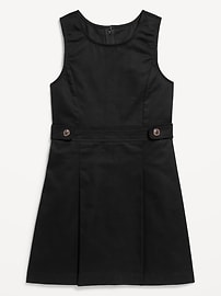 View large product image 3 of 3. Sleeveless School Uniform Dress for Girls