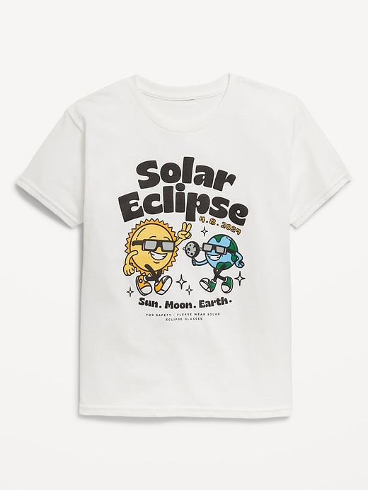 View large product image 1 of 2. Mad Engine™ Solar Eclipse Gender-Neutral Graphic T-Shirt for Kids