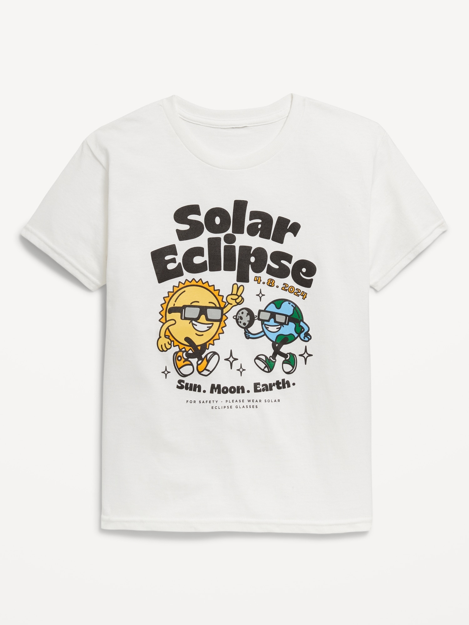 Mad Engine™ Solar Eclipse Gender-Neutral Graphic T-Shirt for Kids | Old 